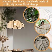 Lustre bohème en verre tissé à la main, LED E12, grand luminaire suspendu pour couloir, entrée, îlot de cuisine, salle à manger