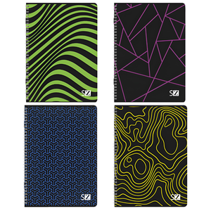 PIGNA - Quaderno a Spirale MAXI SKIP SCHOOL ZOO, 70 Fogli A4, Quadretti Assortiti - Product Image 1