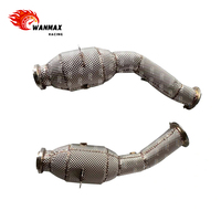 Collecteur d'échappement thermosoudé LHD pour Mercedes Benz W205 C43 GLC43 AMG 3.0T M276 V6 Haute Qualité