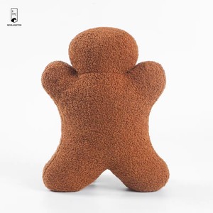 Décoration de Noël, adorable poupée en pain d'épices fille et garçon, décoration de Noël, <span class=keywords><strong>maison</strong></span> en pain d'épices, coussin décoratif - Product Image 3