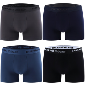 IntimaLux toptan % 100% pamuk yüksek kalite erkekler boksörler külot gövde pantolon erkek ucuz karışık toplu paketleri <span class=keywords><strong>Uomo</strong></span> iç çamaşırı erkekler için - Product Image 1