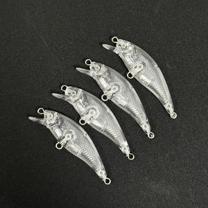 Señuelo de Pesca Artificial de Plástico Duro sin Pintar, 46mm, 3.1g, Hundimiento Lento, Tipo Minnow, para Pesca de Lucio y <span class=keywords><strong>Trucha</strong></span> - Product Image 3