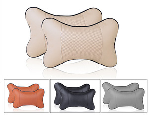 Haute qualité quatre saisons en cuir PU cou oreiller général cuir respirant imperméable voyage chauffage soulage la douleur au cou - Product Image 2