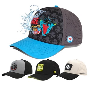 HS41 Cappellino da Baseball di Alta Gamma a 5 Pannelli Bicolore Impermeabile OEM Personalizzato con Ricamo 3D Perforazione Laser Unisex per Tutte le Stagioni - Product Image 6
