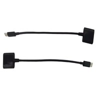 Cable Adaptador USB-C Tipo C de 30 Pines YANGTSE CJY219 para iPhone y iPad, 20CM, Negro, Conductor de Cobre Puro, Carga Rápida y Transferencia de Datos