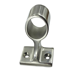 316 Stainless Steel Boat Bracket for Yacht Hardware Railing Base Handrail Mount Transparent Bracket <b>Fishing</b> <b>Rod</b> Holder Boat Hook - Product Image 4
