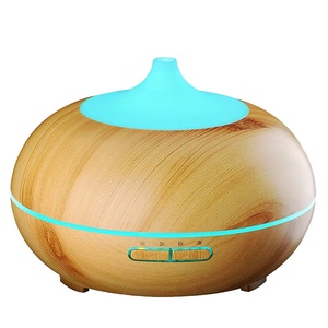Diffuser Aroma 500Ml, Penyebar Aroma Minyak Esensial Humidifier Udara Elektrik Diffuser Aromaterapi Kayu - Product Image 5