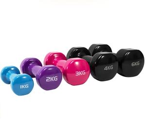 Atacado Ginásio Fitness Treinamento Exercício Neoprene Vinil Revestido Mergulhando Haltere Set - Product Image 2