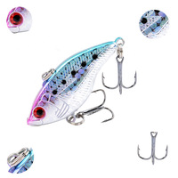 Umpan Getar Tenggelam 5cm 14g dengan Rattle Internal, Finishing Laser, Desain Realistis, Umpan Keras untuk Memancing