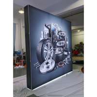 Boîte lumineuse publicitaire LED SEG haute puissance avec cadre en aluminium et bordure en silicone, rétroéclairée, portable, étanche, design personnalisé