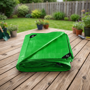 Eco Friendly HDPE Laminated PE Woven Plain Tarpaulin Outdoor Furniture Cover Waterproof for Car Industry Use Custom Design - Product Image 1