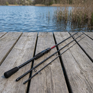 Canne à pêche ultra-résistante en carbone à action rapide 3,3 m et 3,6 m pour la pêche en lac, en ruisseau, sur roche et à la carpe - Product Image 2
