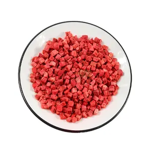 散装冻干草莓切丁10*10/5 * 5毫米冻干草莓片
