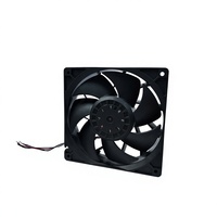 Ventilateur DC 12V ignifuge UL94-V0 140x140x38mm pour unité principale de purification d'air frais tout-en-un commerciale