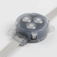Luz LED RGBW de 25 mm con Clasificación IP67 para Exteriores, Instalación Permanente para Decoración de Exteriores y Aplicaciones de Paisajismo
