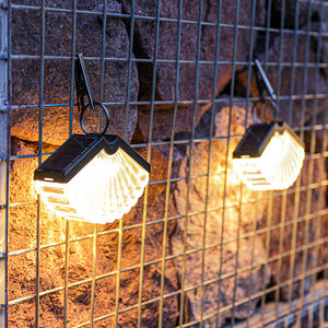 Lampe solaire murale à pince avec capteur intelligent, étanche IP65, pour décoration de jardin, tente de camping, marché nocturne, lumière d'ambiance - Product Image 2