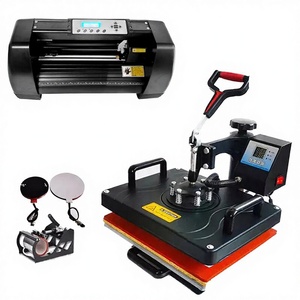 Nouvelle presse à repasser semi-automatique 38*38 pour transfert thermique de t-shirts, machine d'impression numérique à plat pour vêtements - Product Image 1
