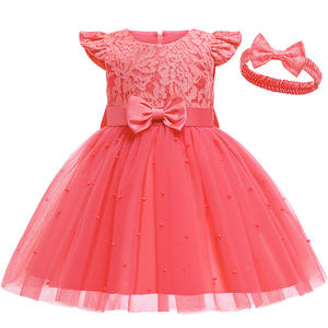 Vestidos de Niña para Fiesta de Cumpleaños 2022, Vestidos de Perlas para Bebés y Niñas, Vestidos de Gala Infantiles - Product Image 4