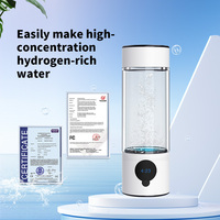 Bouteille d'eau hydrogénée Suyzeko 4000ppb+ avec support d'installation à alimentation par batterie, portable