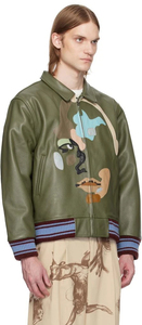 Veste en cuir végétalien YUCHEN Cactus Corn Apple Plant, cuir biodégradable respectueux de l'environnement, imperméable - Product Image 2