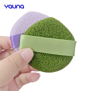 Éponge de nettoyage du visage en vente chaude, non en latex, en forme de goutte, écologique, tampon nettoyant pour le visage - Product Image 4