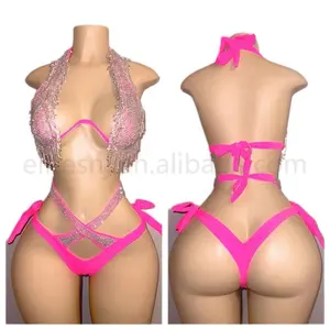 ملابس رقص البول للنساء بخصر مرتفع وتصميم مخصص بالجملة من إيليتس، سروال قصير وملابس رقص مثيرة - Product Image 5