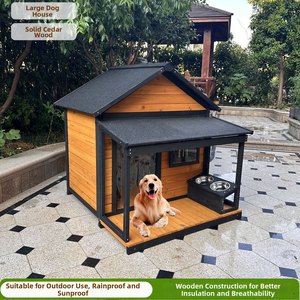 Nichoir <span class=keywords><strong>pour</strong></span> <span class=keywords><strong>chien</strong></span> en bois durable et imperméable, grand modèle, <span class=keywords><strong>pour</strong></span> jardin extérieur, résistant aux intempéries toute l'année, abri <span class=keywords><strong>pour</strong></span> Golden Retriever - Product Image 1