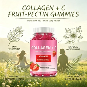 Gommose di Collagene Vegano OEM/ODM, Formula Avanzata con Biotina, Vitamina C <span class=keywords><strong>e</strong></span> Vitamina A per il Supporto di Capelli, Pelle <span class=keywords><strong>e</strong></span> Unghie, Gusto Fragola - Product Image 4