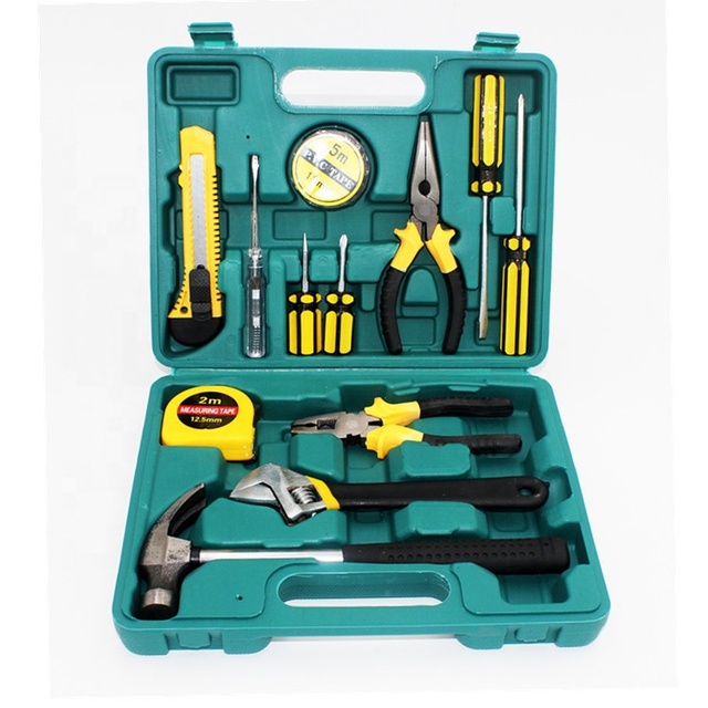 13piece Hand Tools Household Hardware Combination Pliers Hammer Portable Tool Set SR8013G