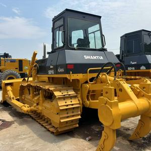 Bulldozer Usado Shantui SD16 Modelo 2020 con Motor Cummins, Capacidad de Empuje de 6.5m, Tipo de Oruga Amarilla, Equipo de Construcción - Product Image 3