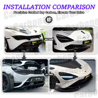 Pièces de performance automobile en fibre de carbone sèche, style amélioré Carbone 765LT : Aileron arrière et jupes latérales pour McLaren 720S