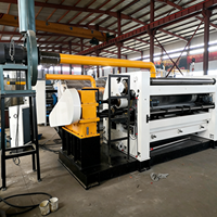 Ligne de machines à onduler le carton, neuves ou d'occasion, électriques ou à vapeur, sans doigts, pour la fabrication de boîtes en carton ondulé, à simple face.