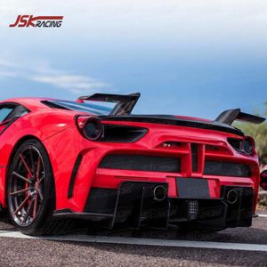 2015-2017 MANS stile in fibra di carbonio <span class=keywords><strong>SPOILER</strong></span> posteriore alettone posteriore per FERRARI 488 GTB - Product Image 3