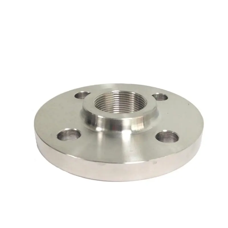Forged Stainless Flanges Class150 Class300 Class600 Pipe Fitting Threaded Flange For Fire Protection Gas Hot & Cold Water