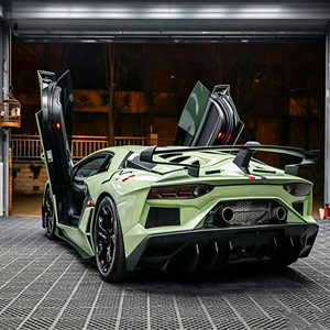 Kit carrosserie en fibre de carbone partielle de style SVJ, pare-chocs, capot, échappement pour <span class=keywords><strong>Lambo</strong></span> Aventador LP700-2 2011-2015 - Product Image 5