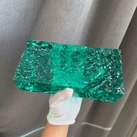Blocs de verre solides durables en gros, polis à la machine, design moderne, pour la décoration murale intérieure/extérieure de cuisines, salles de bain et hôtels