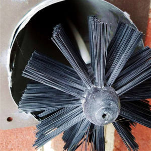 Brosse de <span class=keywords><strong>cheminée</strong></span> robuste 6x6 Brosse flexible pour bobine d'aération du séchoir - Product Image 4