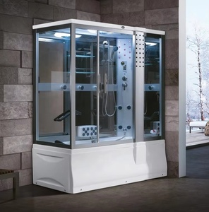 Cabina de <span class=keywords><strong>Ducha</strong></span> con Bañera de <span class=keywords><strong>Hidromasaje</strong></span>, Combinación Computarizada de 90x90, Baño de Vapor Cerrado - Product Image 6