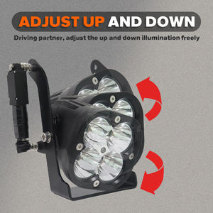 <span class=keywords><strong>Feux</strong></span> de brouillard auxiliaires <span class=keywords><strong>LED</strong></span> universels de 3,5 pouces pour voiture, réglage de l'angle, rotation vers le haut <span class=keywords><strong>et</strong></span> vers le bas, pour SUV, tout-terrain, VTT, UTV - Product Image 1