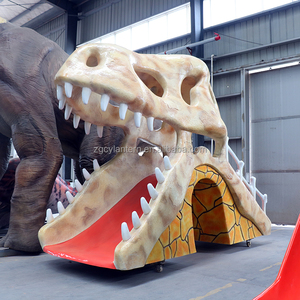 Fiberglas dinosaurusspeeltoestel voor binnen/buiten gebruik, geschikt voor commerciële ruimtes, winkelcentra, speelhuizen, kinderen, scholen en luchthavens - Product Image 6