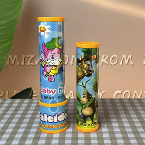 Jouet classique pour enfants, autocollant de dessin animé coloré, <span class=keywords><strong>lentille</strong></span> rotative à 360 degrés à haute transmission lumineuse, kaléidoscope en plastique - Product Image 5