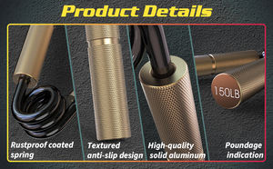 50 lb-300 фунтов, домашний тренажерный зал, без скольжения, большой, для запястья, предплечья, ручной тренажер, захват, силовой тренажер, усилитель - Product Image 6