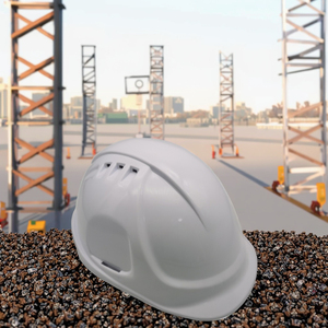 작업 보호를위한 맞춤형 로고 하이 퀄리티 건설 안전 헬멧 하드 모자 - Product Image 5