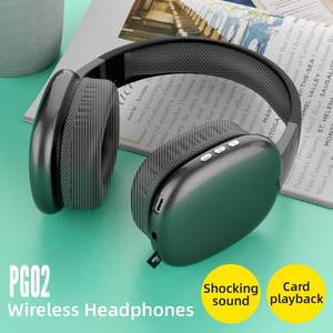 Meilleure vente PG02 <span class=keywords><strong>2023</strong></span> plus récent casque sans fil de haute qualité sur l'oreille BT casque avec carte FM TF pour téléphones mobiles intelligents ordinateur portable - Product Image 2