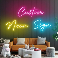 Letrero de Neón Personalizado con Control Remoto, Temporizador de Cuenta Regresiva, Decoración para Bodas, Cumpleaños, Navidad, Dormitorio, Hogar, LED