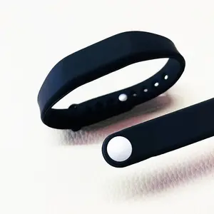 CKTRFID-pulsera de silicona a todo Color, ajustable, con impresión de logotipo, Rfid, clásica, Nfc, Iso14443a