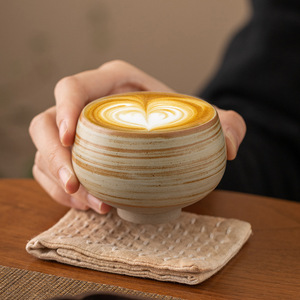Tasses à expresso vintage-Niche conçu japonais rétro en <span class=keywords><strong>terre</strong></span> <span class=keywords><strong>cuite</strong></span> fait à la main Wabi-Sabi tasses, tasses à thé en céramique de l'après-midi - Product Image 1