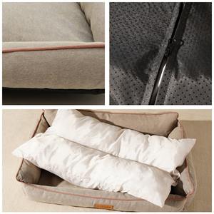 Tempat Tidur Hewan Peliharaan Kanvas Mewah Ukuran Besar Anti Gigitan Tempat Tidur Anjing Ekstra Tahan Air dan Anti Gigitan - Product Image 3