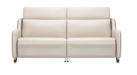 Canapé inclinable électrique pliable en cuir véritable de haute qualité au design moderne pour salon et villa