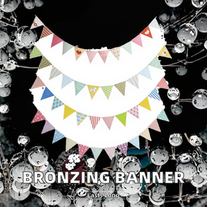 StartParty dekorasi kertas untuk Diwali Bronzing bendera garis spanduk segitiga untuk pesta mandi bayi ulang tahun liburan pesta - Product Image 2